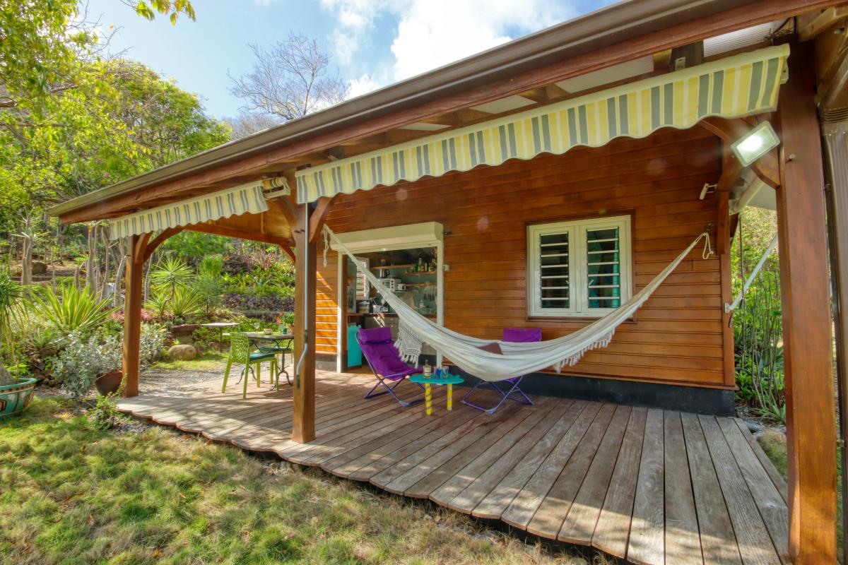 location bungalow Martinique vue mer 2 personnes extérieur